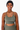 Open Back Sports Bra in Moss Green